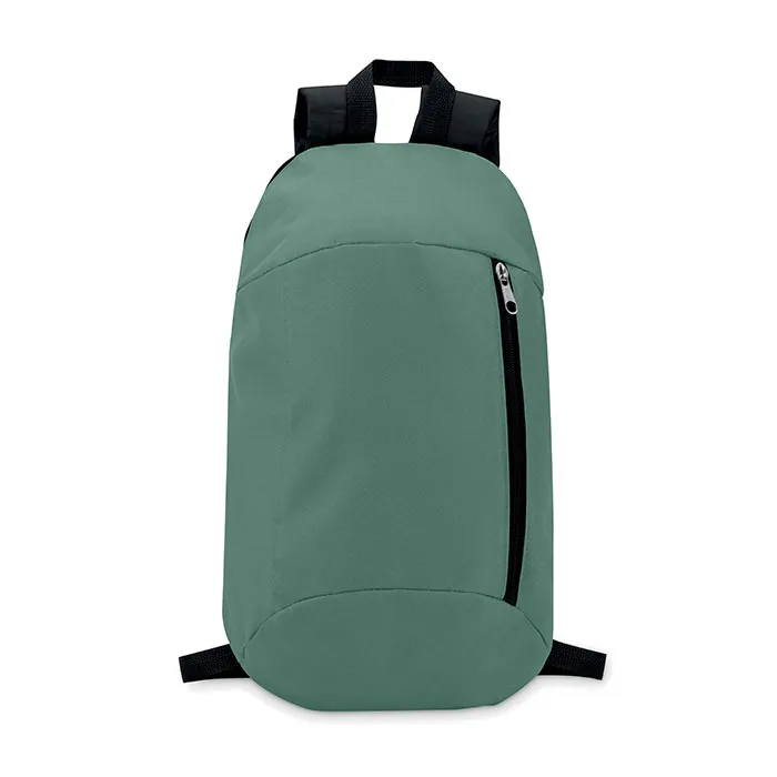 Rucsac cu buzunar frontal. personalizat, verde închis