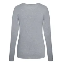 Tricou damă Just Ts Girlie Tri-blend T personalizat, pe model