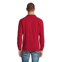Jachetă polar unisex Sol's Ness Sweat Fleece 1/4 Zip personalizată, vedere spate