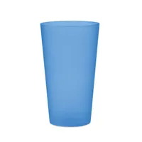 Reusable event cup 500ml personalizat, albastru transparent