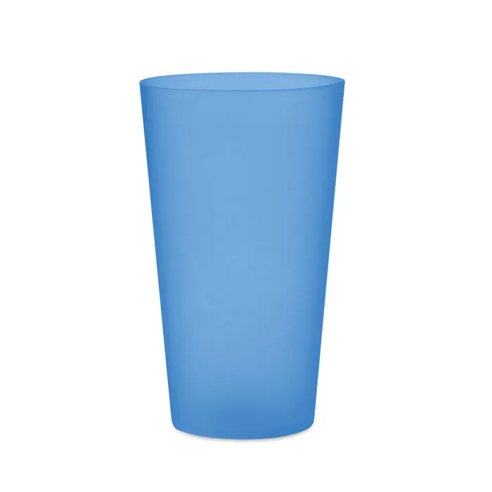 Reusable event cup 500ml personalizat, albastru transparent