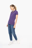 Tricou polo damă Kariban Short-sleeved Piqué personalizat, pe model