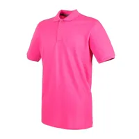 Tricou polo bărbați Henbury Micro-fine Cotton Pique personalizat, roz