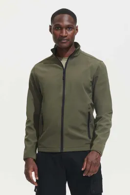 Jachetă softshell bărbați SOL'S Race Softshell Zip personalizată