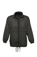 Jachetă unisex SOL'S Surf Water Repellent Windbreaker personalizată, negru