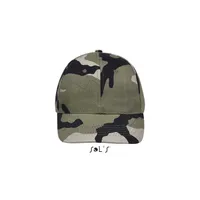 BUFFALO SIX PANEL CAP 260g personalizat, camo
