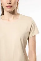Tricou damă Kariban Short Sleeve Crew Neck personalizat, pe model