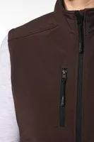 Vestă softshell damă Kariban Softshell Bodywarmer personalizată, pe model