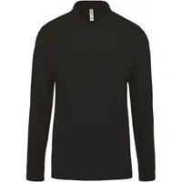 Tricou polo bărbați Kariban Piqué personalizat, negru