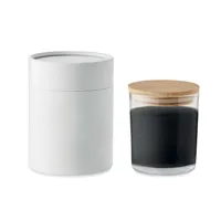 Lumânare cu parfum de vanilie personalizat, negru