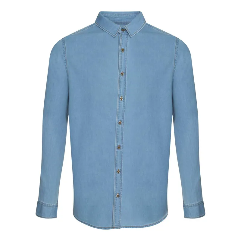 Cămașă bărbați So Denim Jack Denim personalizată, pe model
