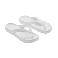 Papuci din EVA marimea 44/45 personalizat, alb