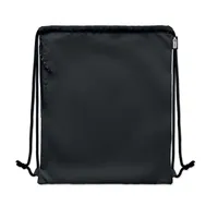 Rucsac cu șnur 300D RPET personalizat, vedere lateral