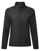 Jachetă softshell damă Premier Windchecker® Printable & Recycled Softshell personalizată, negru