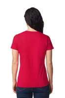 Tricou damă Gildan Softstyle™ Midweight personalizat, pe model
