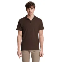 Polo SPRING II MEN 210g personalizat, chocolate