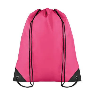 Rucsac cu şnur personalizat, fucsia