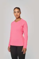 Tricou cu mânecă lungă damă Proact Sports personalizat, pe model