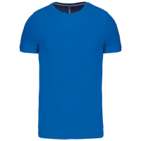 Tricou bărbați Kariban Short-sleeved Crew Neck personalizat, albastru