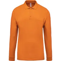 Tricou polo bărbați Kariban Piqué personalizat, portocaliu