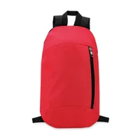 Rucsac cu buzunar frontal. personalizat, roșu