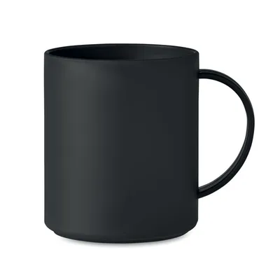 Cană reutilizabilă 300 ml personalizată, negru