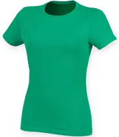 Tricou damă SF Clothing Feel Good Stretch T personalizat, verde
