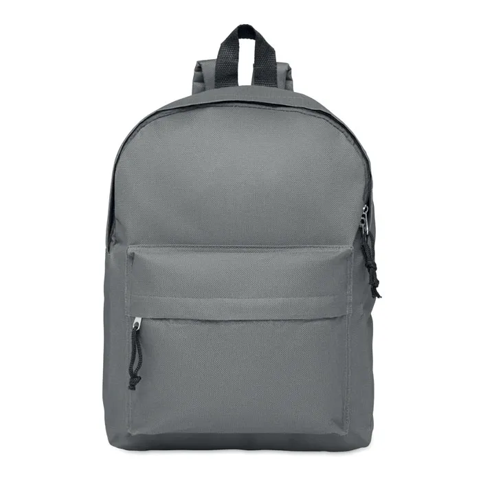 Rucsac cu buzunar exterior personalizat, gri piatră