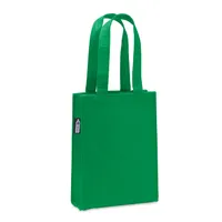 Pungă mică de cadou din pâslă R personalizată, verde