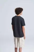 Tricou bărbați Just Ts Tri-blend T personalizat, pe model