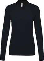 Tricou polo damă Kariban Piqué personalizat, albastru