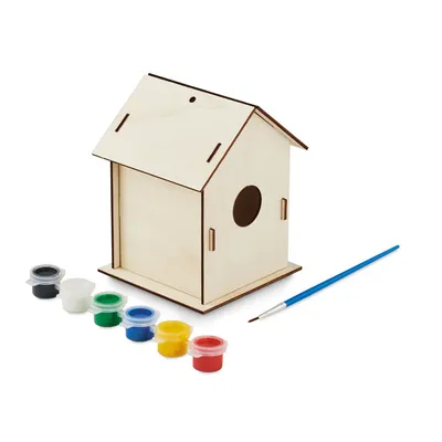 DIY kit casă de păsări din lemn personalizat