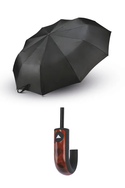 Kimood Classic J Handle Foldable Umbrella personalizat, în context
