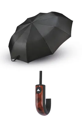 Kimood Classic J Handle Foldable Umbrella