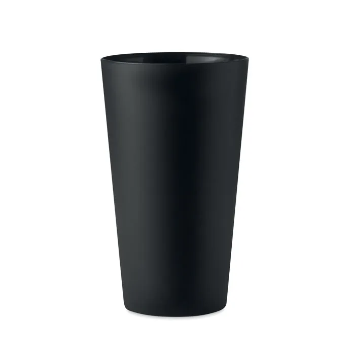 Reusable event cup 500ml personalizat, negru