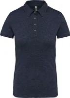Tricou polo damă Kariban Short Sleeved Jersey personalizat, albastru