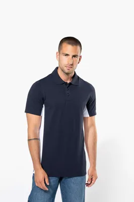 Tricou polo bărbați Kariban Flag Short-sleeved Two-tone