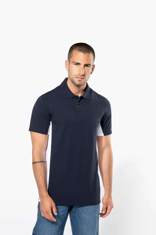 Tricou polo bărbați Kariban Flag Short-sleeved Two-tone