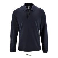 Tricou polo bărbați SOL'S Perfect Lsl Piqué personalizat, albastru
