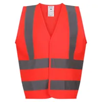 Vestă copii Regatta Hi-vis Pro Vest personalizată, roșu
