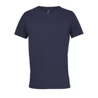 Tricou unisex SOL'S Regent V V-neck personalizat, albastru