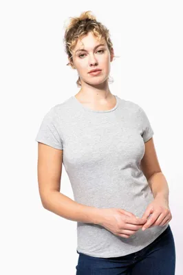 Tricou damă Kariban Short-sleeved Crew Neck