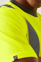 Tricou bărbați Regatta Hi-vis Pro Contract personalizat, pe model