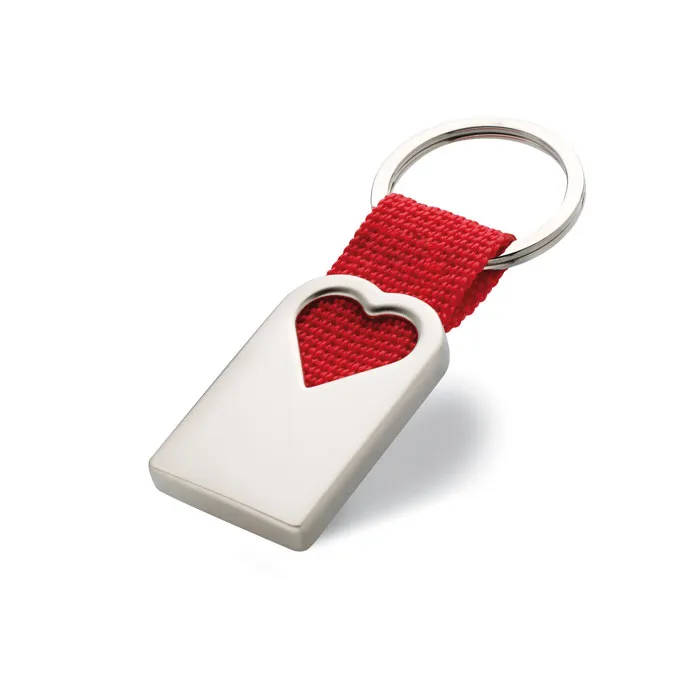 Breloc metal inimă personalizat