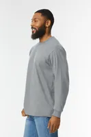 Tricou cu mânecă lungă unisex Gildan Hammer Adult personalizat, pe model