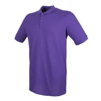 Tricou polo bărbați Henbury Micro-fine Cotton Pique personalizat, violet
