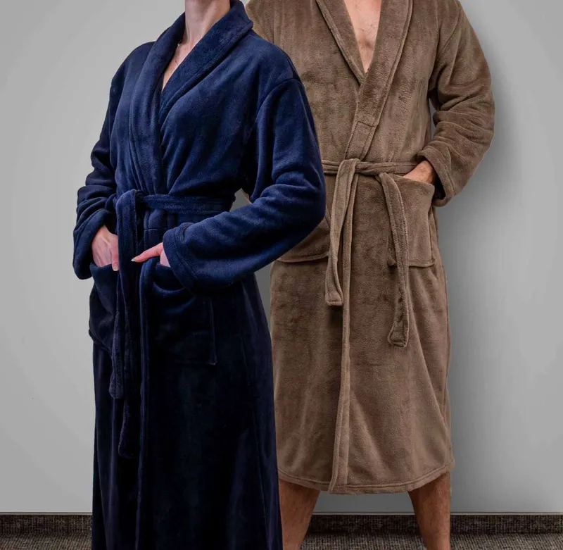 Jachetă polar unisex Olima Coral Fleece Bathrobe