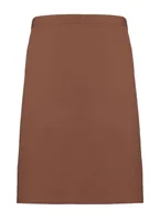 Șorț Premier Colours Collection Mid Length personalizat, maro