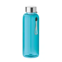 Sticlă de 500ml din RPET personalizată, albastru transparent