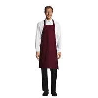 Șorț Sol's Gala With Pockets personalizat, burgundy
